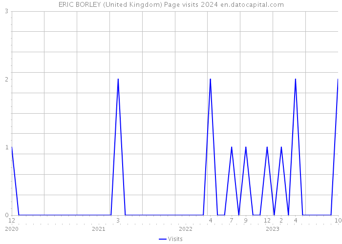 ERIC BORLEY (United Kingdom) Page visits 2024 