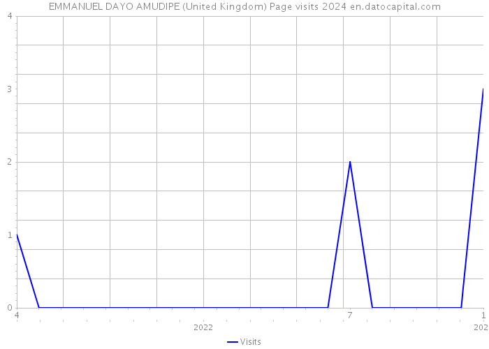 EMMANUEL DAYO AMUDIPE (United Kingdom) Page visits 2024 