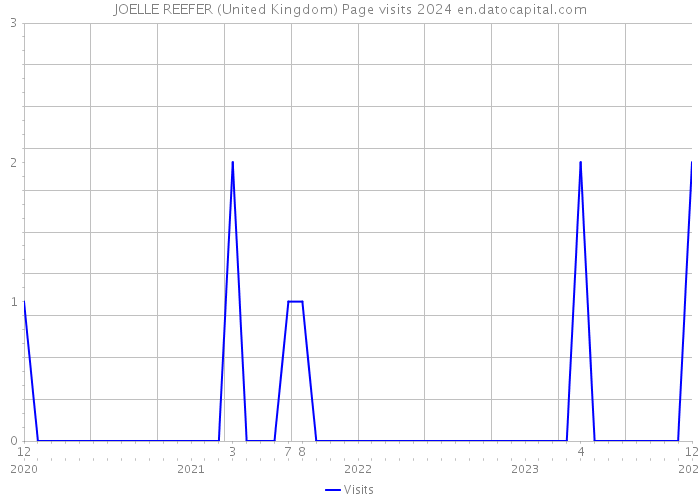 JOELLE REEFER (United Kingdom) Page visits 2024 
