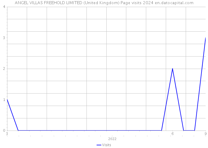 ANGEL VILLAS FREEHOLD LIMITED (United Kingdom) Page visits 2024 
