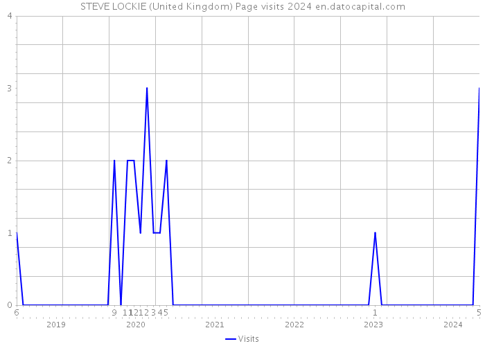 STEVE LOCKIE (United Kingdom) Page visits 2024 