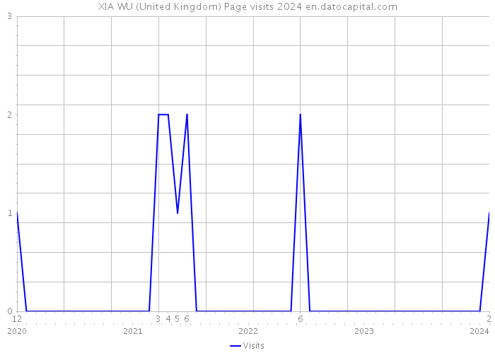 XIA WU (United Kingdom) Page visits 2024 