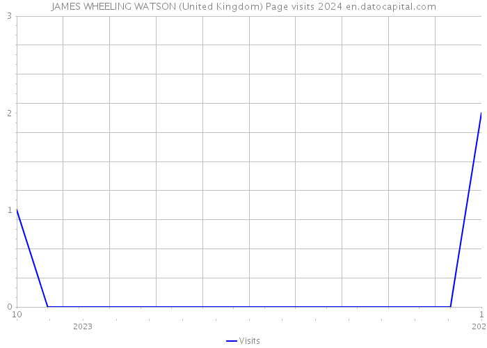 JAMES WHEELING WATSON (United Kingdom) Page visits 2024 