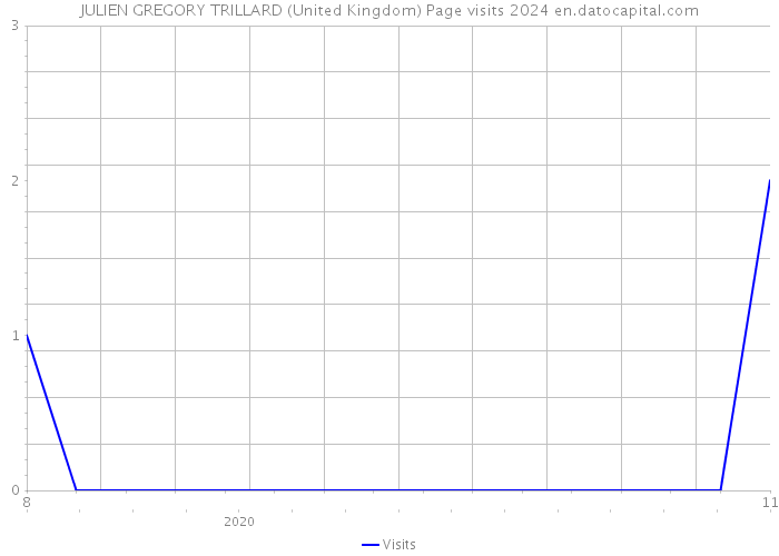 JULIEN GREGORY TRILLARD (United Kingdom) Page visits 2024 