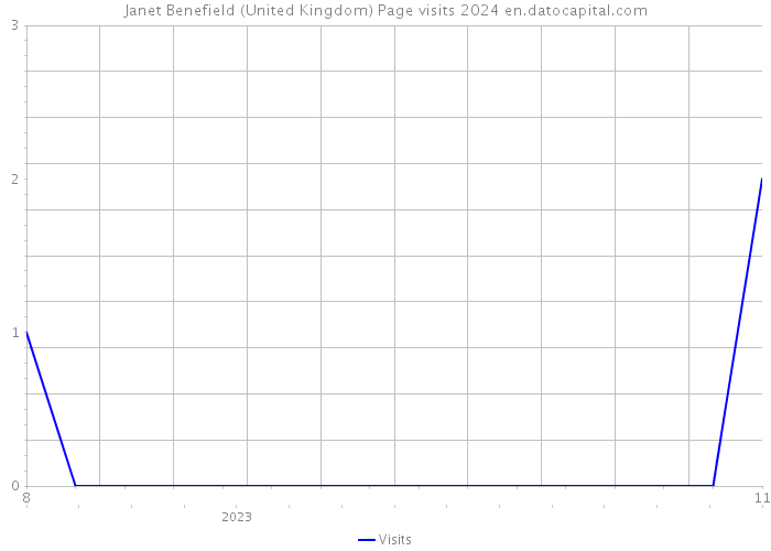 Janet Benefield (United Kingdom) Page visits 2024 