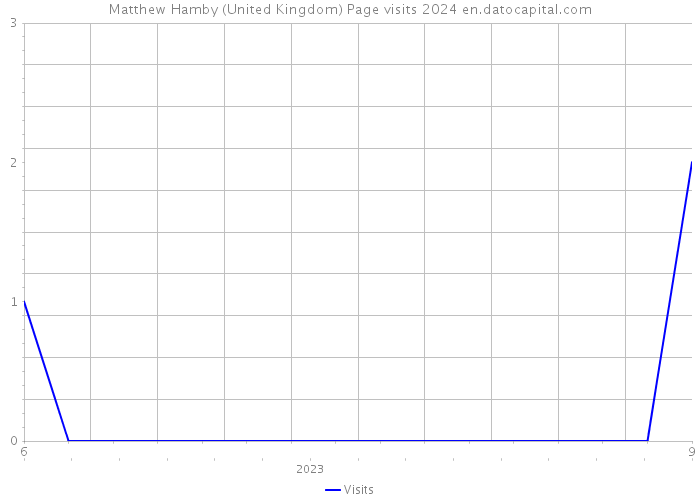 Matthew Hamby (United Kingdom) Page visits 2024 
