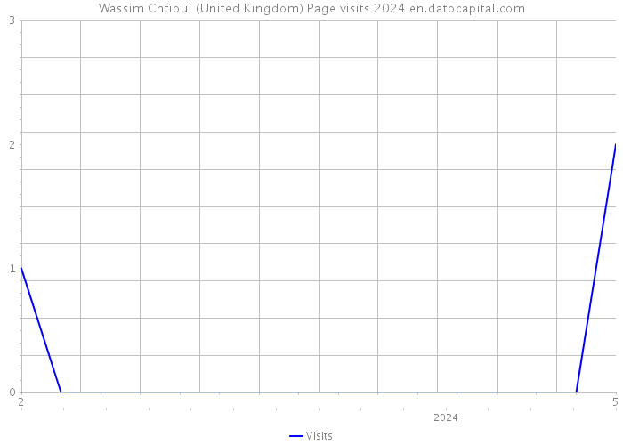 Wassim Chtioui (United Kingdom) Page visits 2024 