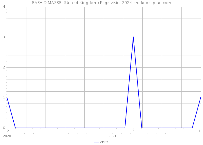 RASHID MASSRI (United Kingdom) Page visits 2024 