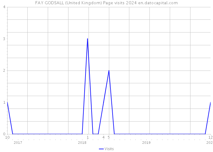 FAY GODSALL (United Kingdom) Page visits 2024 