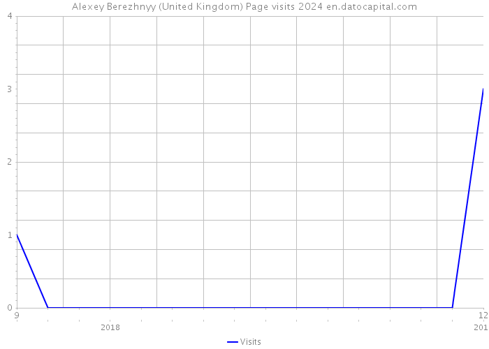 Alexey Berezhnyy (United Kingdom) Page visits 2024 