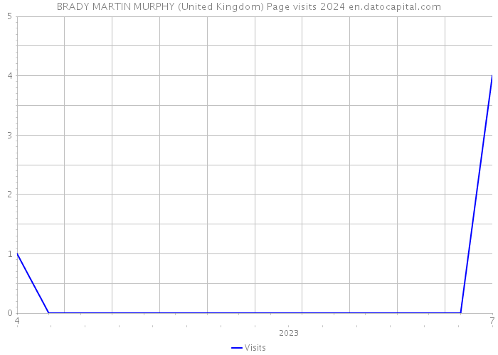BRADY MARTIN MURPHY (United Kingdom) Page visits 2024 