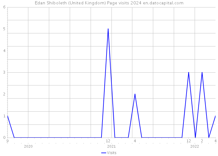 Edan Shiboleth (United Kingdom) Page visits 2024 