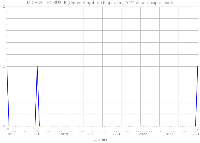 MICHAEL IAN BURKE (United Kingdom) Page visits 2024 