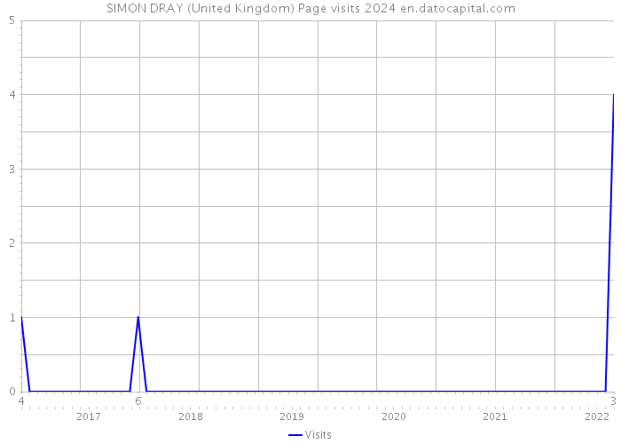SIMON DRAY (United Kingdom) Page visits 2024 