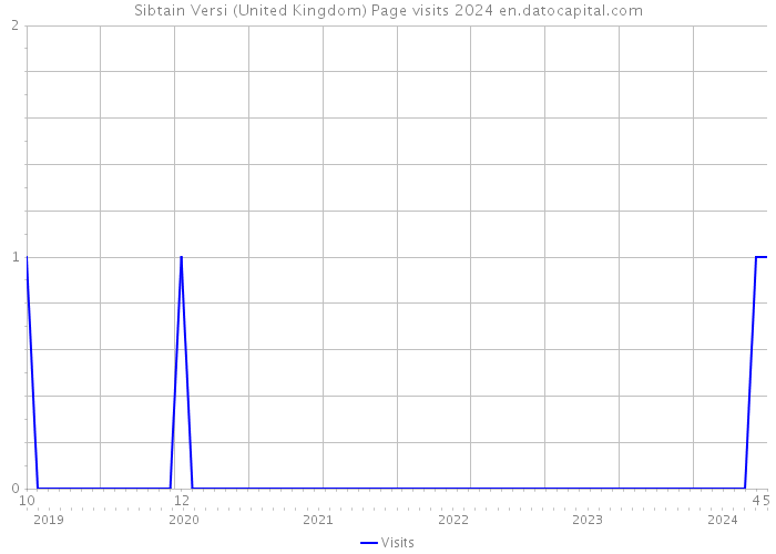 Sibtain Versi (United Kingdom) Page visits 2024 