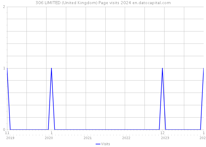 306 LIMITED (United Kingdom) Page visits 2024 