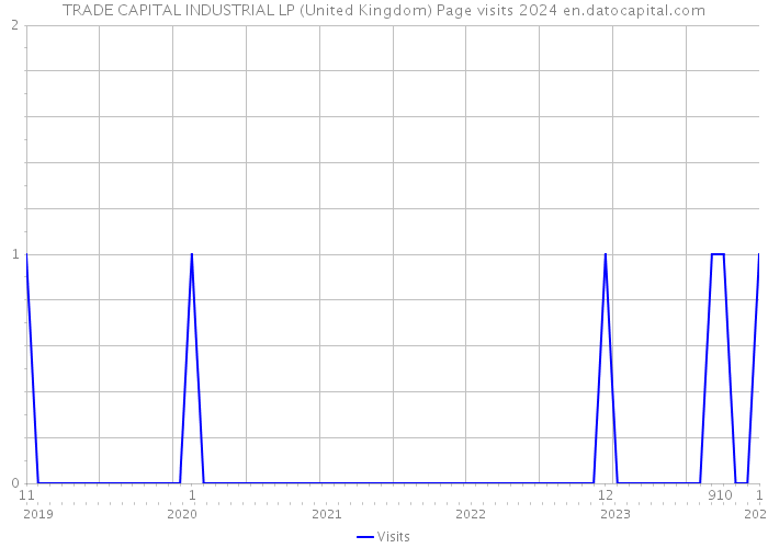 TRADE CAPITAL INDUSTRIAL LP (United Kingdom) Page visits 2024 