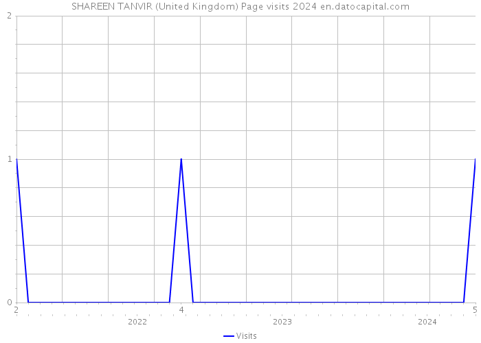 SHAREEN TANVIR (United Kingdom) Page visits 2024 