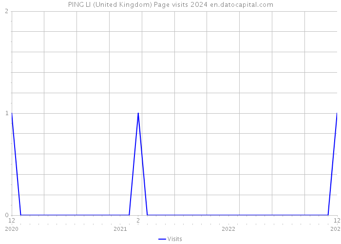 PING LI (United Kingdom) Page visits 2024 