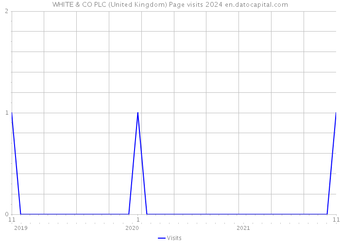 WHITE & CO PLC (United Kingdom) Page visits 2024 