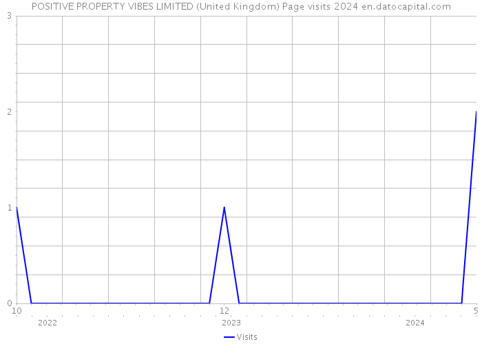 POSITIVE PROPERTY VIBES LIMITED (United Kingdom) Page visits 2024 