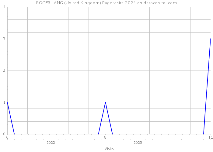 ROGER LANG (United Kingdom) Page visits 2024 