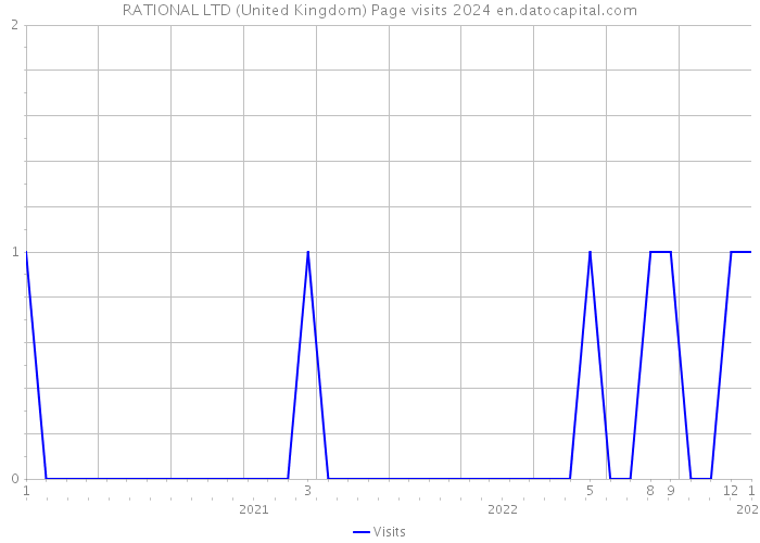 RATIONAL LTD (United Kingdom) Page visits 2024 