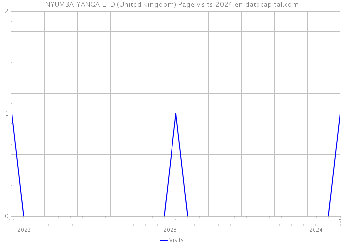 NYUMBA YANGA LTD (United Kingdom) Page visits 2024 