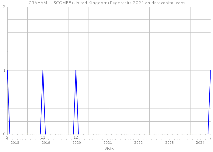 GRAHAM LUSCOMBE (United Kingdom) Page visits 2024 