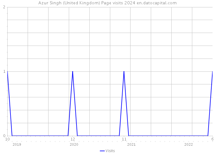 Azur Singh (United Kingdom) Page visits 2024 