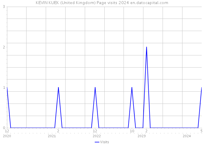 KEVIN KUEK (United Kingdom) Page visits 2024 