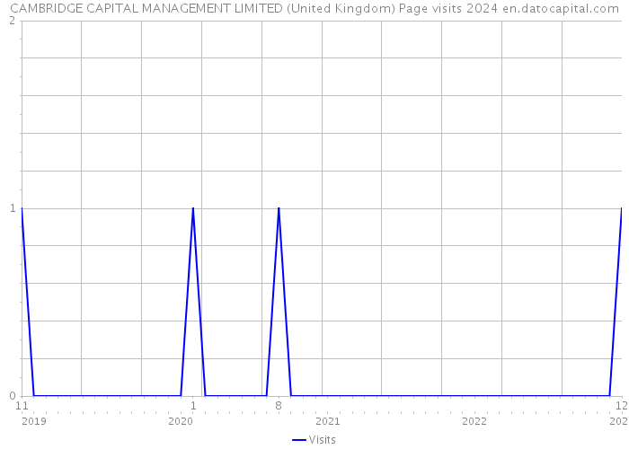 CAMBRIDGE CAPITAL MANAGEMENT LIMITED (United Kingdom) Page visits 2024 