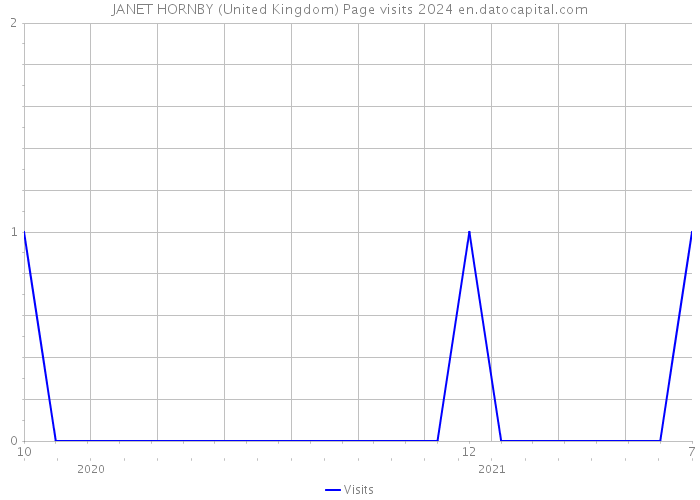 JANET HORNBY (United Kingdom) Page visits 2024 