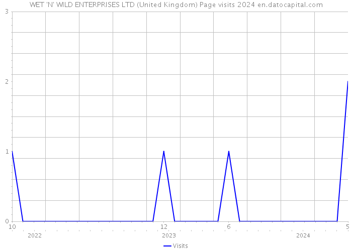 WET 'N' WILD ENTERPRISES LTD (United Kingdom) Page visits 2024 