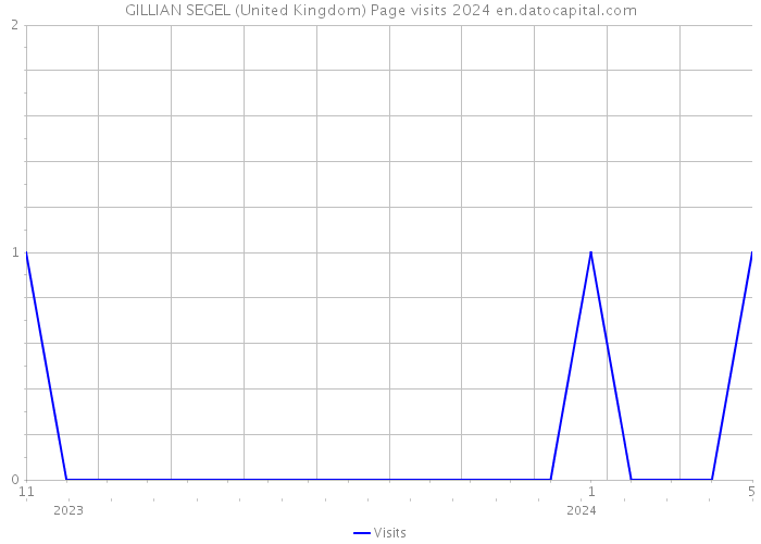 GILLIAN SEGEL (United Kingdom) Page visits 2024 