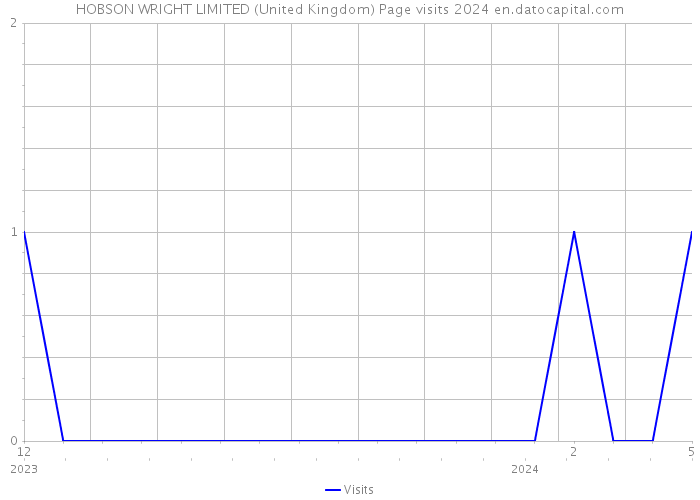 HOBSON WRIGHT LIMITED (United Kingdom) Page visits 2024 