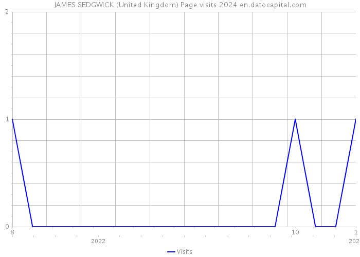 JAMES SEDGWICK (United Kingdom) Page visits 2024 