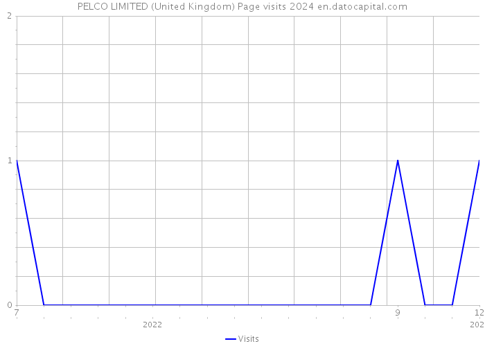 PELCO LIMITED (United Kingdom) Page visits 2024 