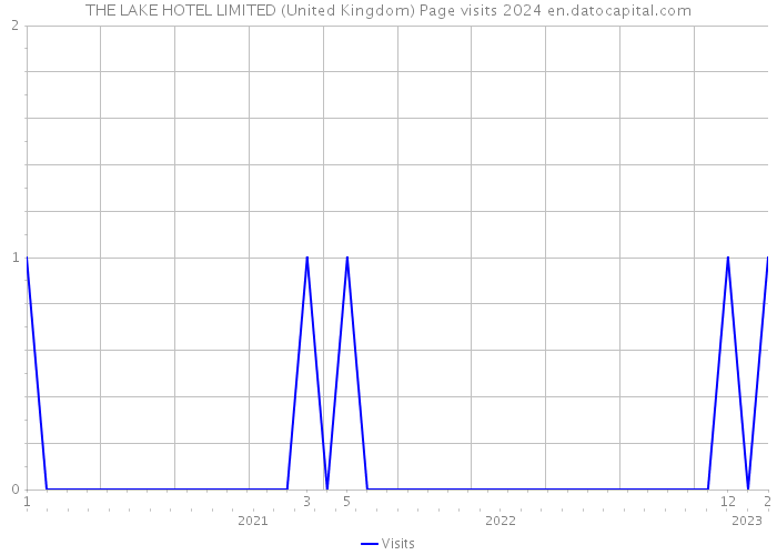 THE LAKE HOTEL LIMITED (United Kingdom) Page visits 2024 