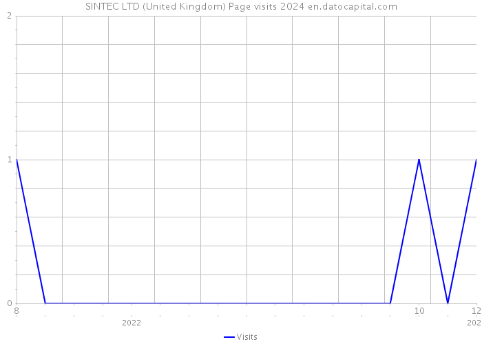 SINTEC LTD (United Kingdom) Page visits 2024 