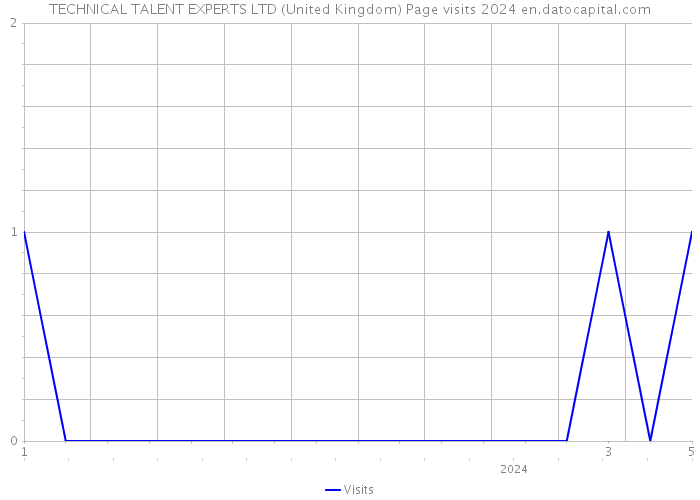 TECHNICAL TALENT EXPERTS LTD (United Kingdom) Page visits 2024 