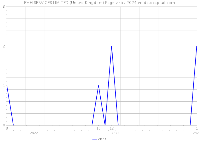 EMH SERVICES LIMITED (United Kingdom) Page visits 2024 