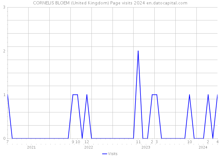 CORNELIS BLOEM (United Kingdom) Page visits 2024 