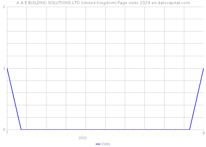A & E BUILDING SOLUTIONS LTD (United Kingdom) Page visits 2024 