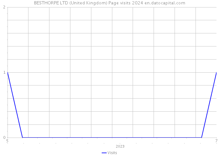 BESTHORPE LTD (United Kingdom) Page visits 2024 