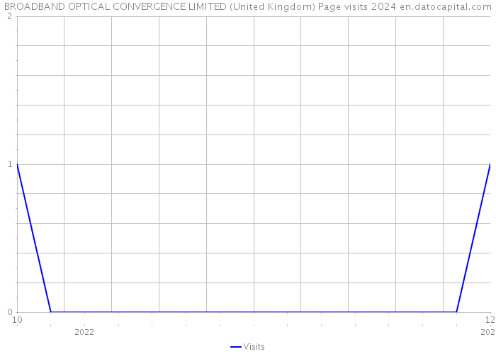 BROADBAND OPTICAL CONVERGENCE LIMITED (United Kingdom) Page visits 2024 