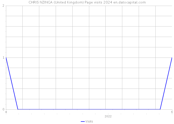 CHRIS NZINGA (United Kingdom) Page visits 2024 