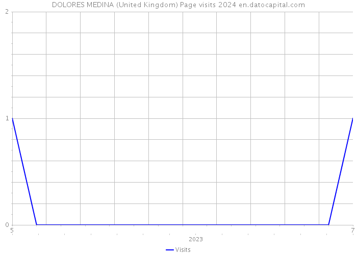 DOLORES MEDINA (United Kingdom) Page visits 2024 