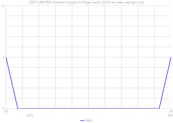 DSTI LIMITED (United Kingdom) Page visits 2024 