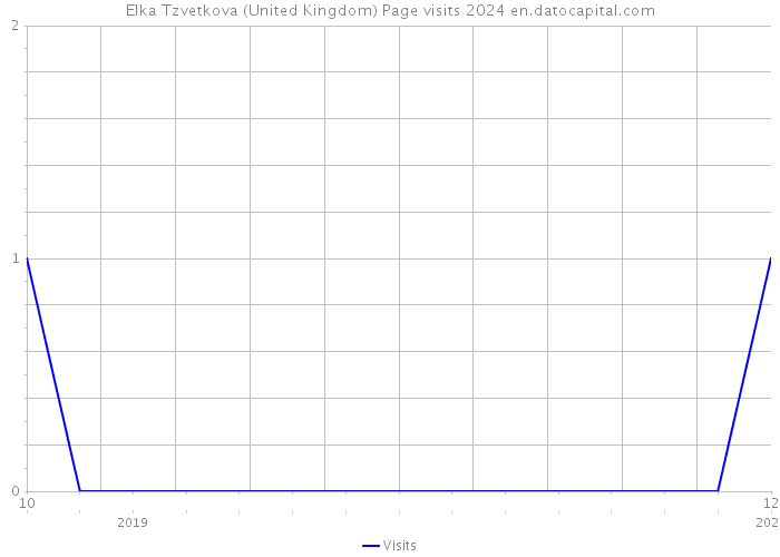 Elka Tzvetkova (United Kingdom) Page visits 2024 